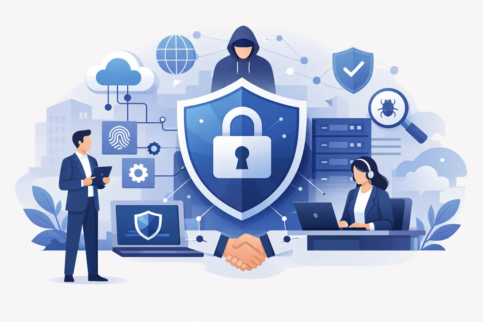 Serviço de cibersegurança B2B na prática Serviço de cibersegurança B2B na prática